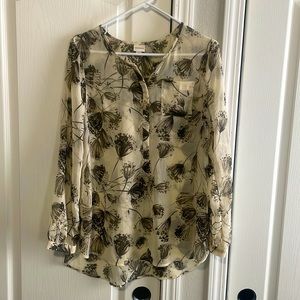 Sheer tunic. Size S
